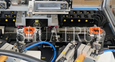 double-station brushless inner winding stator winding machine